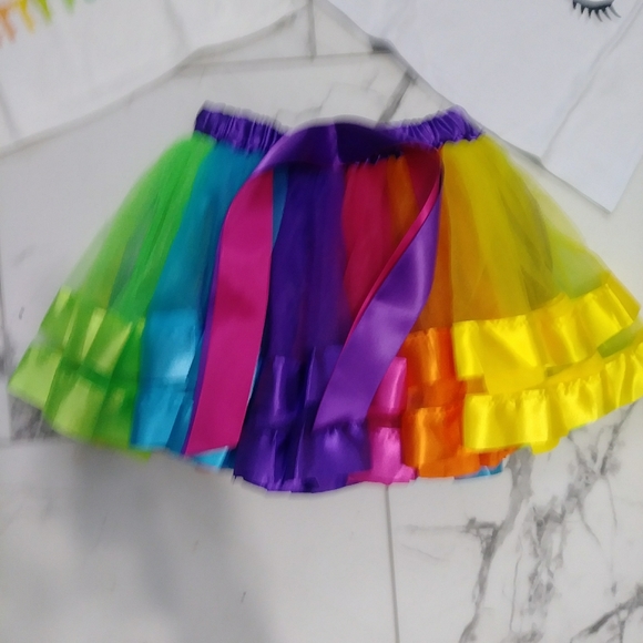 Brand New Rainbow Unicorn Tutu Set - Picture 5 of 10